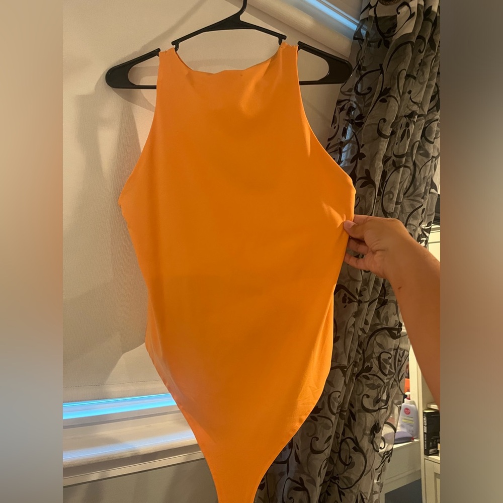 ReoRia Vibrant Orange Bodysuit